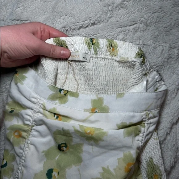 FINAL CHANCE Avianca mini floral skirt with adjustable drawstrings - Picture 7 of 7
